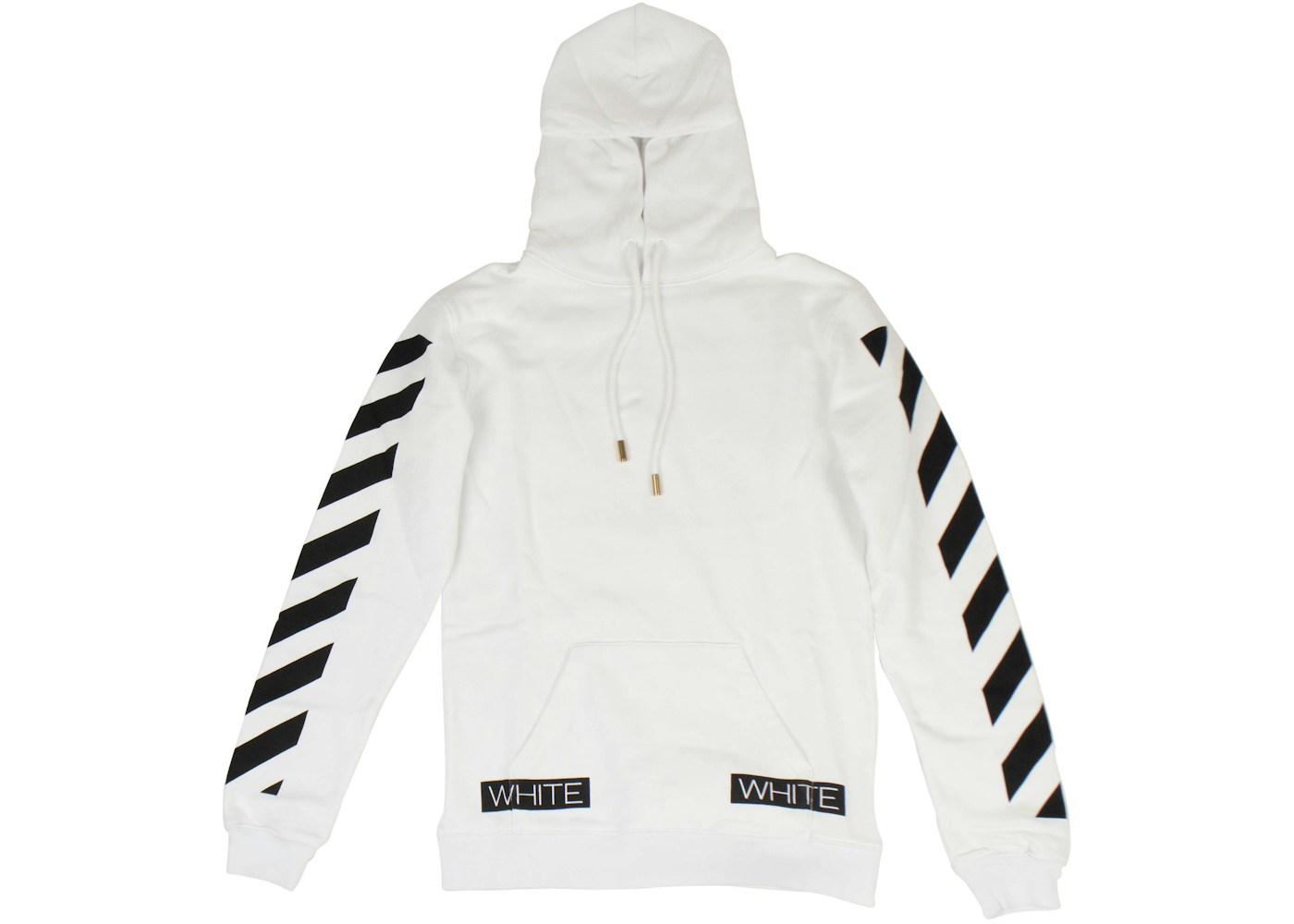 Download Off White Blue Collar Hooded Sweatshirt White Ss16