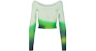 OFF-WHITE Top de punto sin costuras difuminado Multi