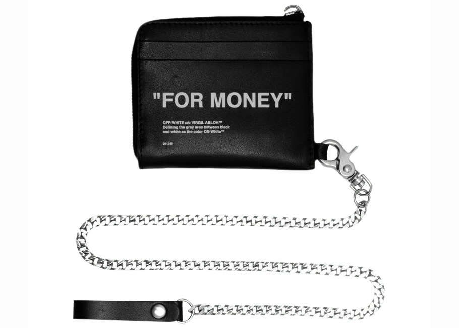 Off-White Pre-Owned 2013-present Pre-Owned Off White Jitney Quote Wallet on Chain Baguette - Black