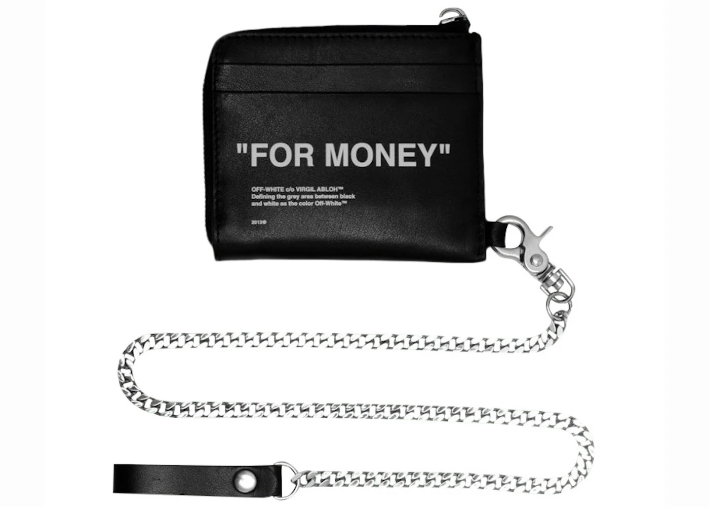 Off white quote chain wallet Clearance