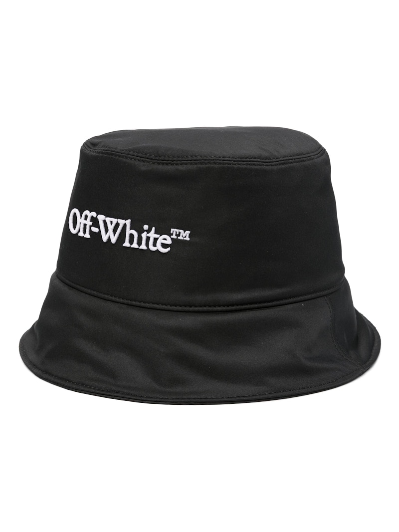 Pre-owned Off-white Men's Off Off Bookish Bucket Hatin Black/white In Multi