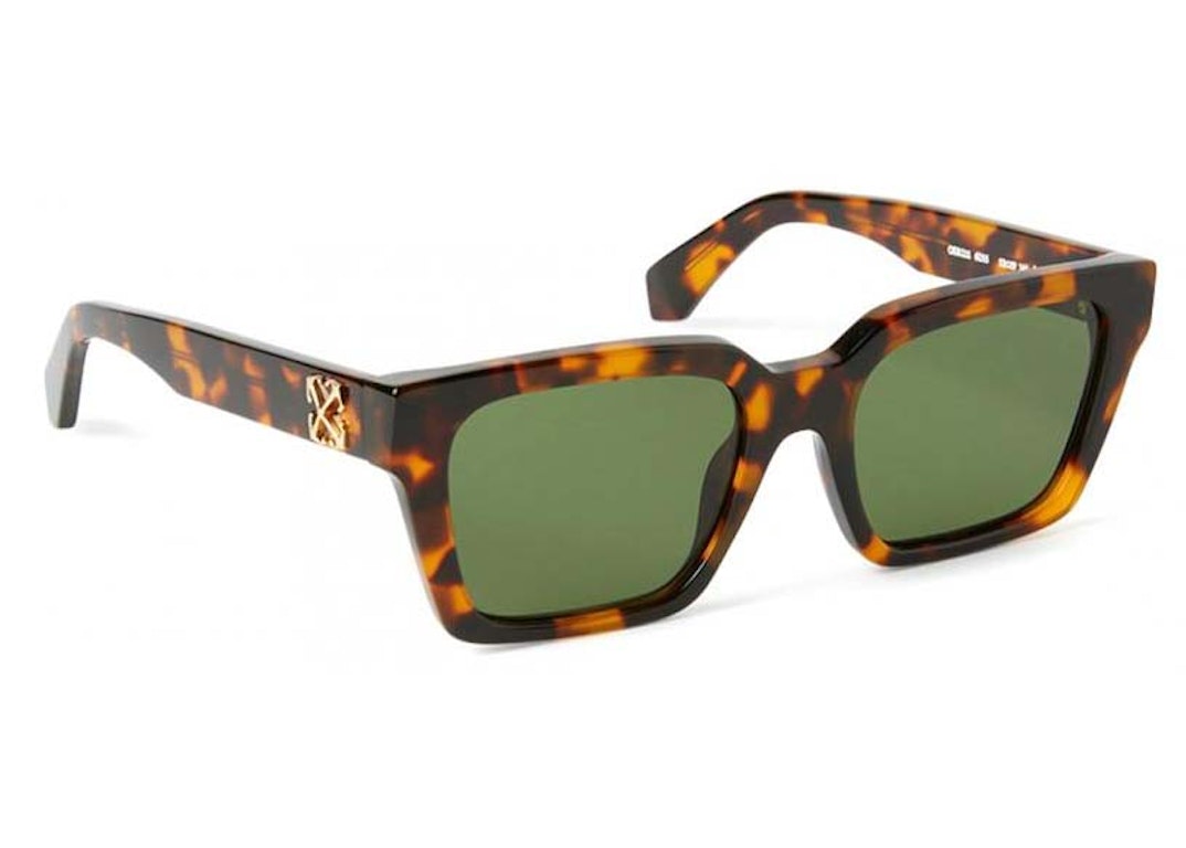 Pre-owned Off-white Branson Sunglasses Havana (oeri111s24pla0016055)