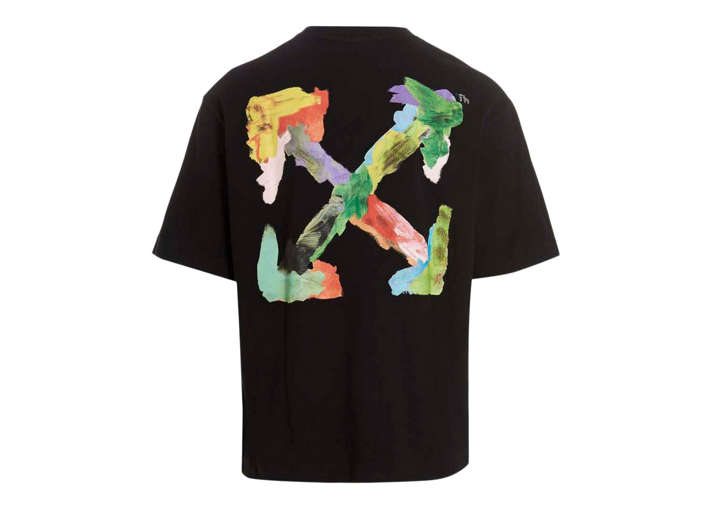 OFF-WHITE Brush Arrows Over Skate S/S Tee Black/Multi