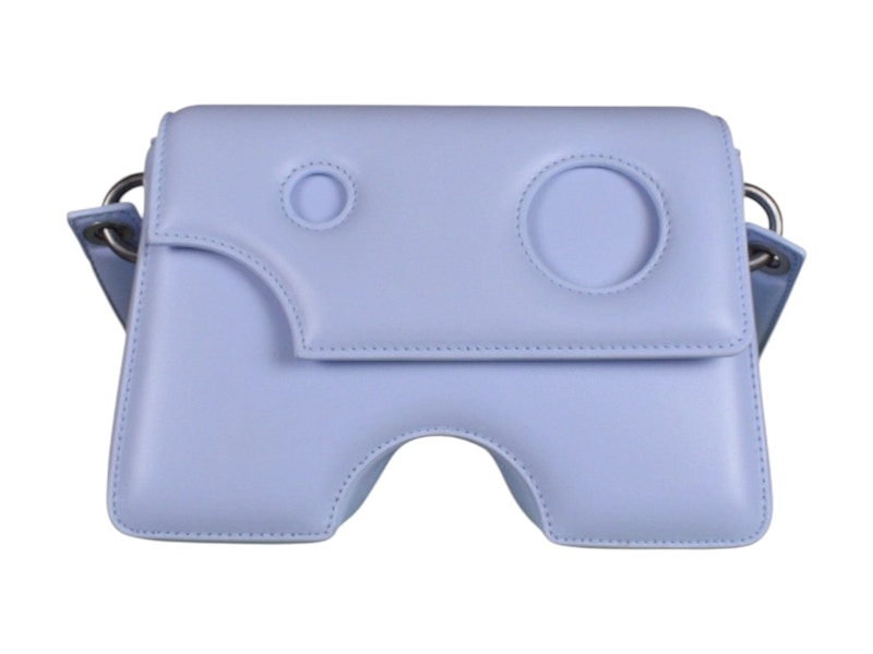 off-white burrow 22 新品未使用　レザーバッグ OFF-WHITE Burrow-22 Shoulder Bag Black in Leather with Gold
