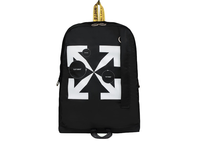 off white backpack white