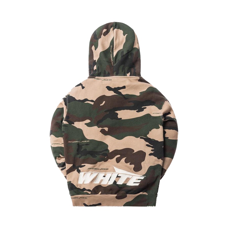 Hoodie off deals white camo