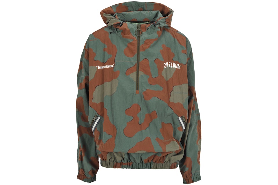 Off white windbreaker green Clearance