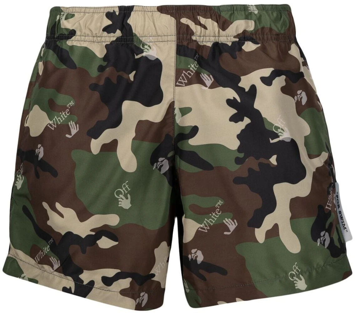 Off-White Camouflage Print Swim Shorts Camouflage Print - SS21 - US