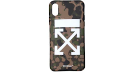 OFF-WHITE Camouflage iPhone X Case (SS19) Camo/White