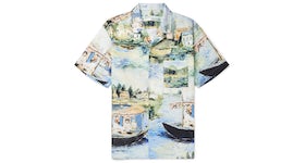 OFF-WHITE Camp Collar Lake Print Shirt Multicolor