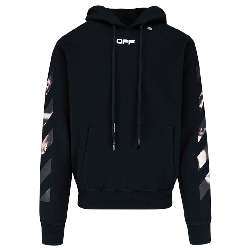 OFF WHITE Caravaggio Arrows Hoodie Black Multicolor