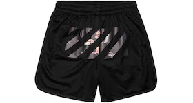 OFF-WHITE Caravaggio Arrows Mesh Shorts Black/Multicolor