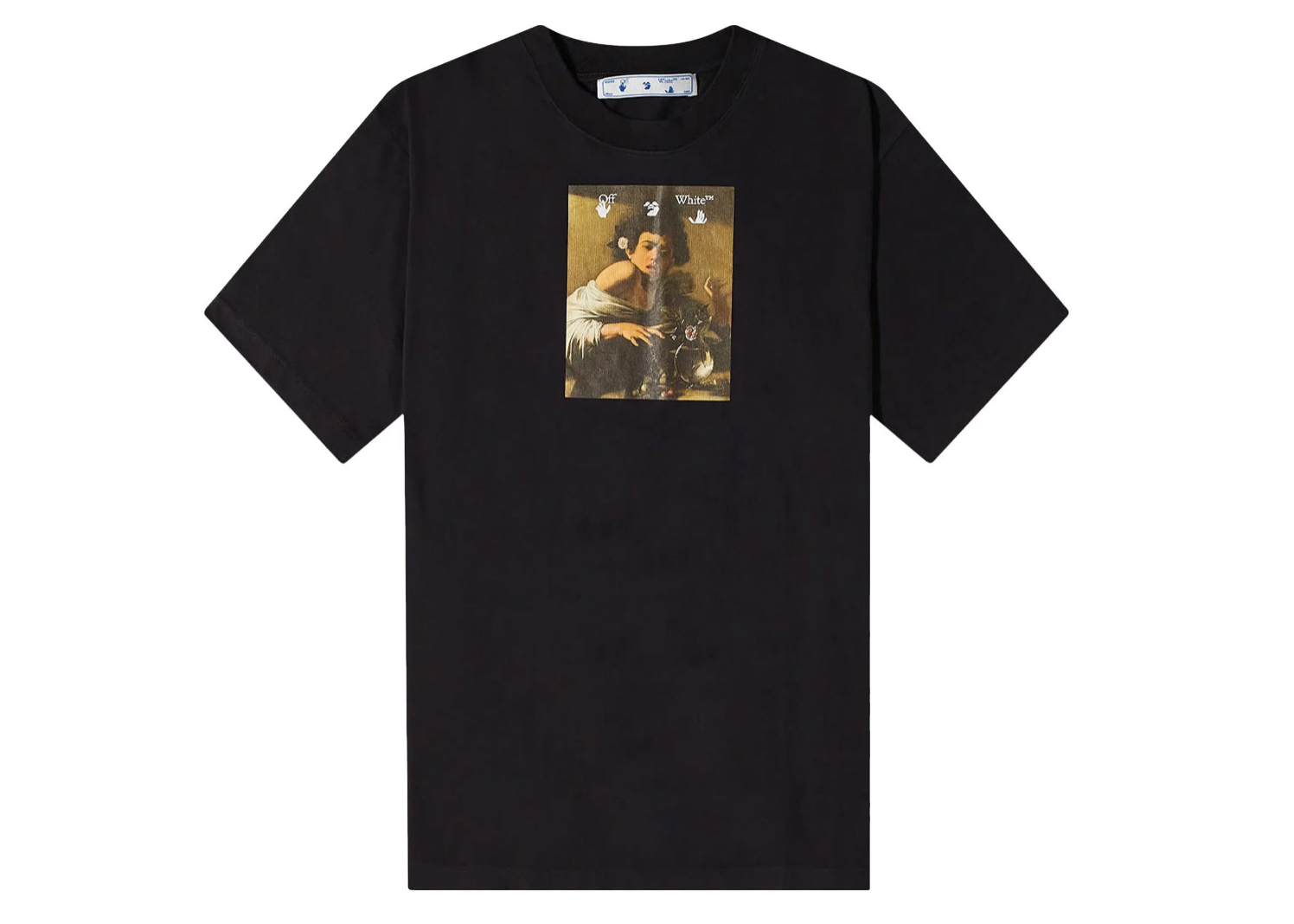 OFF WHITE Caravaggio Boy Over T Shirt Black Men s SS21 US