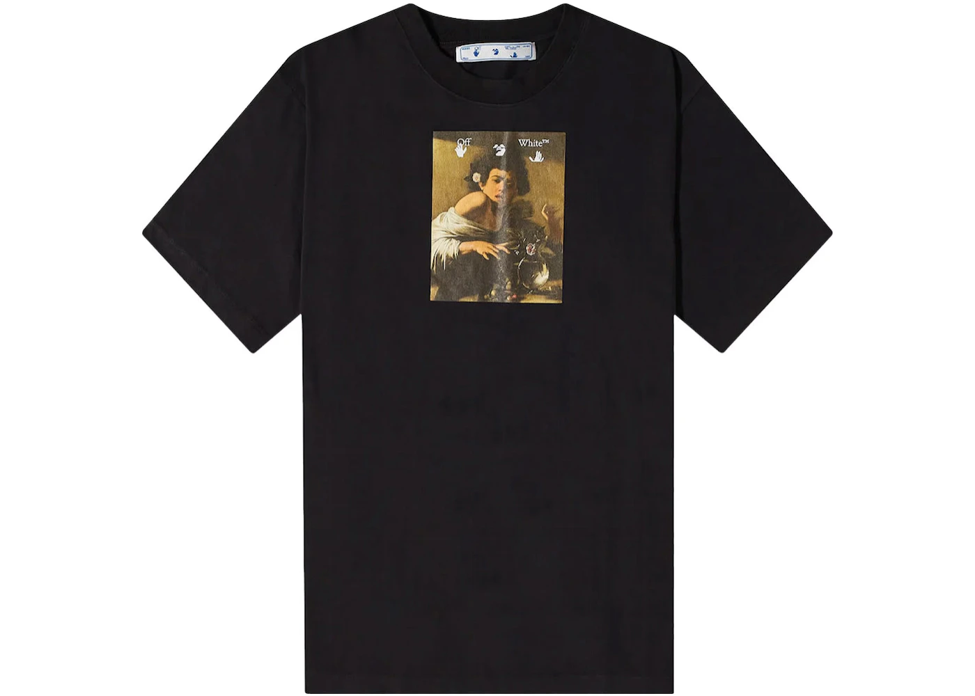 OFF-WHITE Caravaggio Boy Over T-Shirt Black Men's - SS21 - US