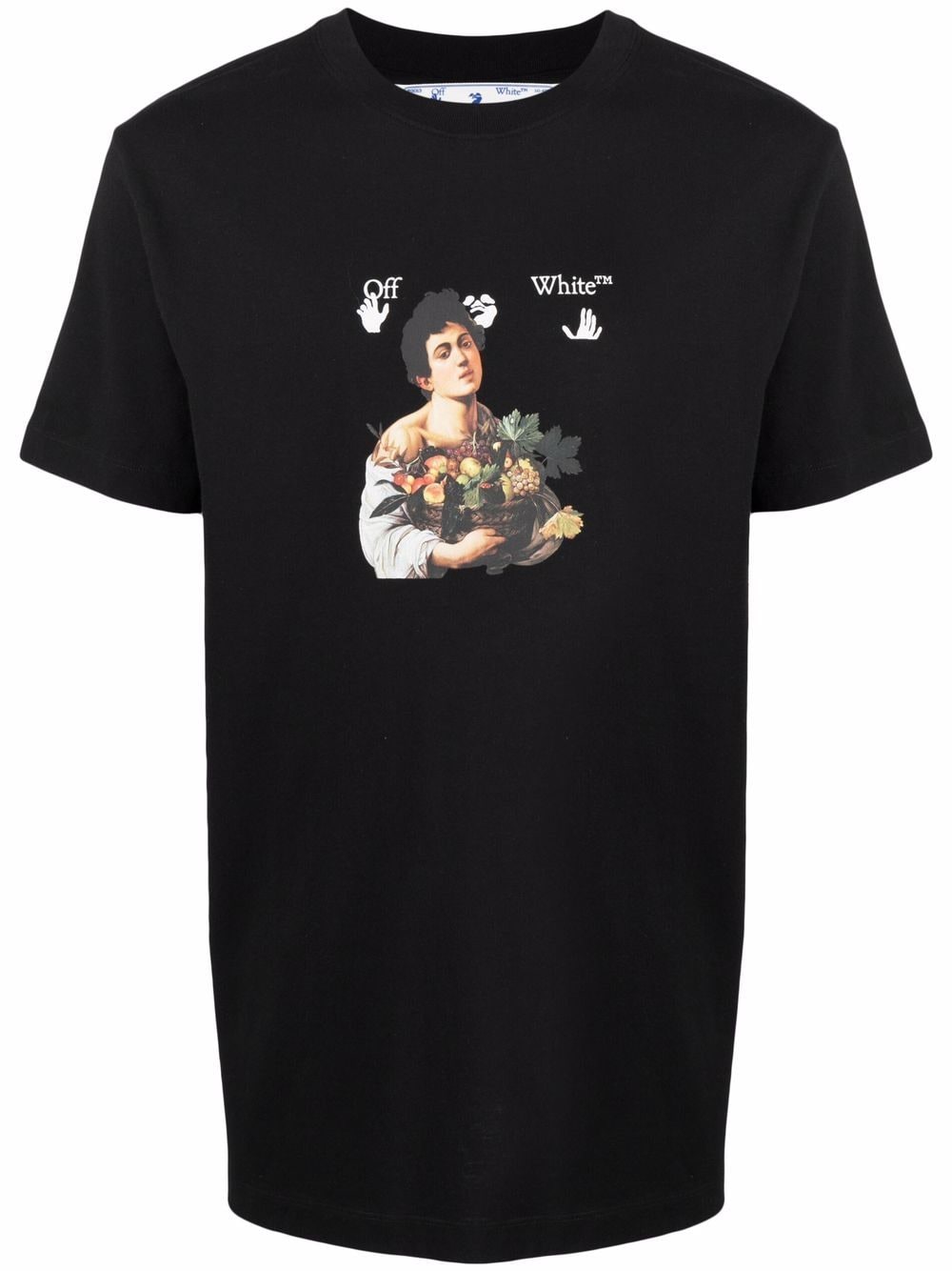 OFF-WHITE Caravaggio Boy T-shirt Black/White