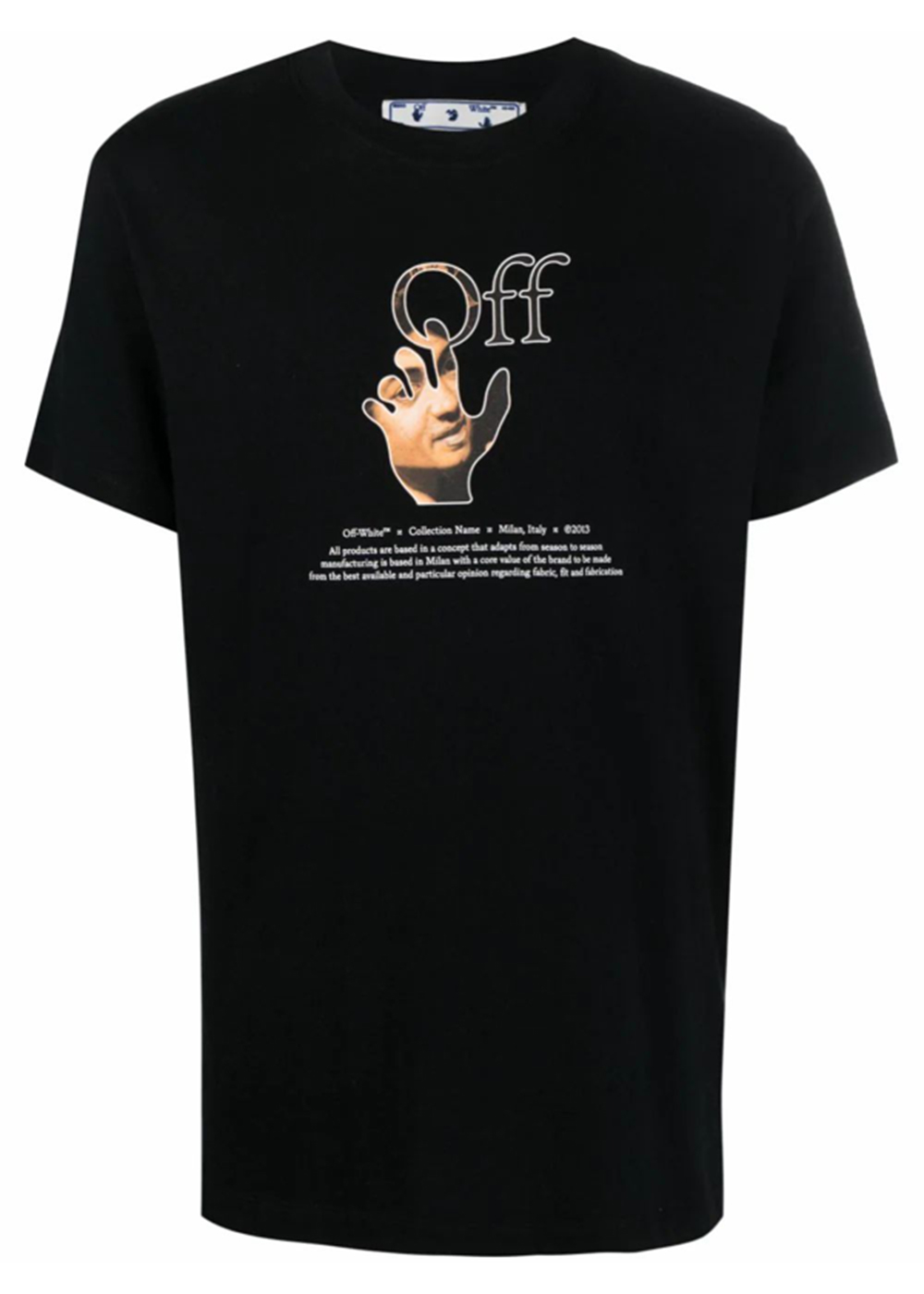 OFF-WHITE Caravaggio Hands Off Logo T-Shirt Black