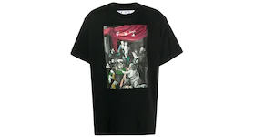 OFF-WHITE Caravaggio Madonna Of The Rosary Painting Oversized T-Shirt Black