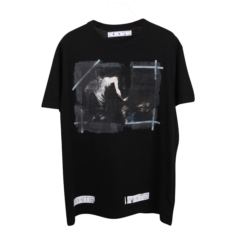 OFF-WHITE Caravaggio Painted T-Shirt Black Men's - SS21 - US