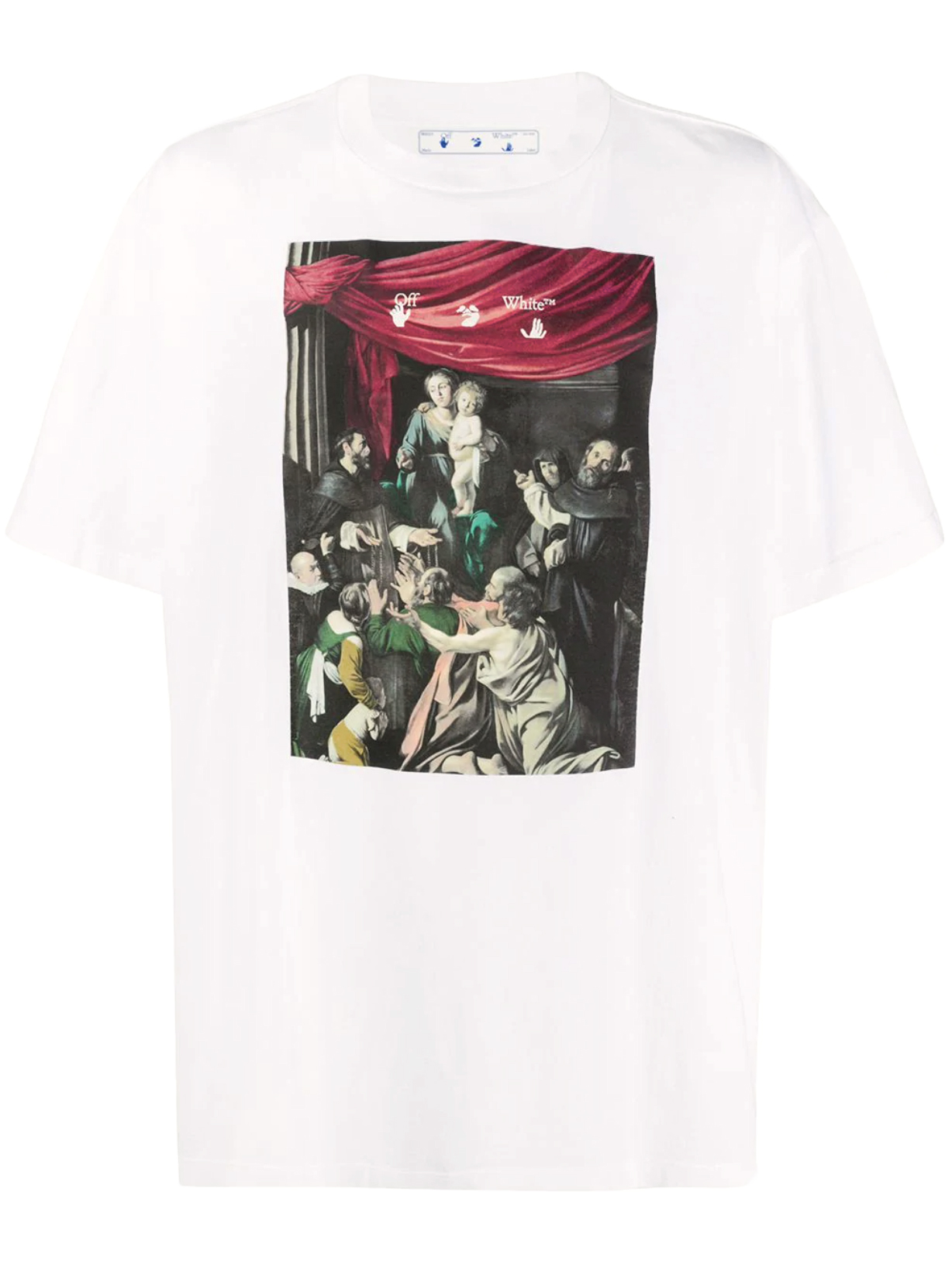Off-White Caravaggio Painting Oversized Tee White