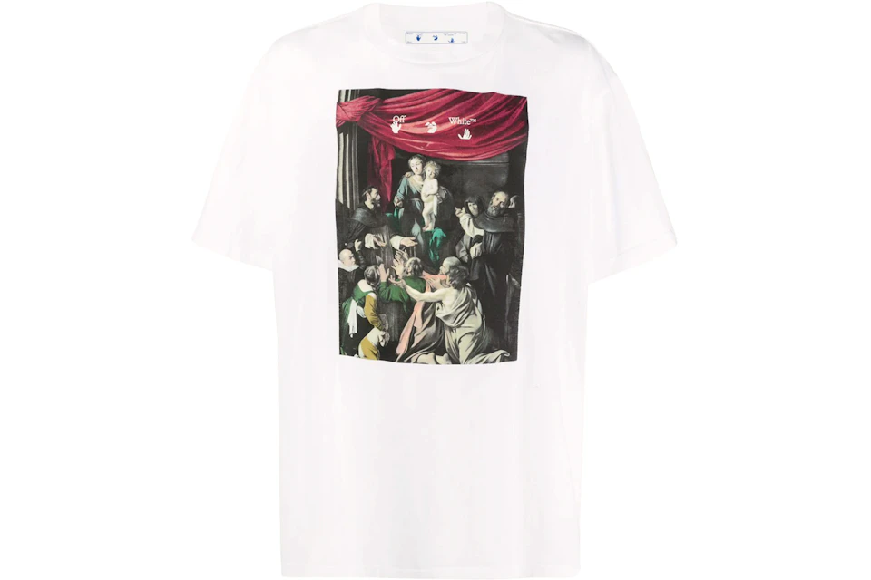 Off-White Caravaggio Painting Oversized Tee White