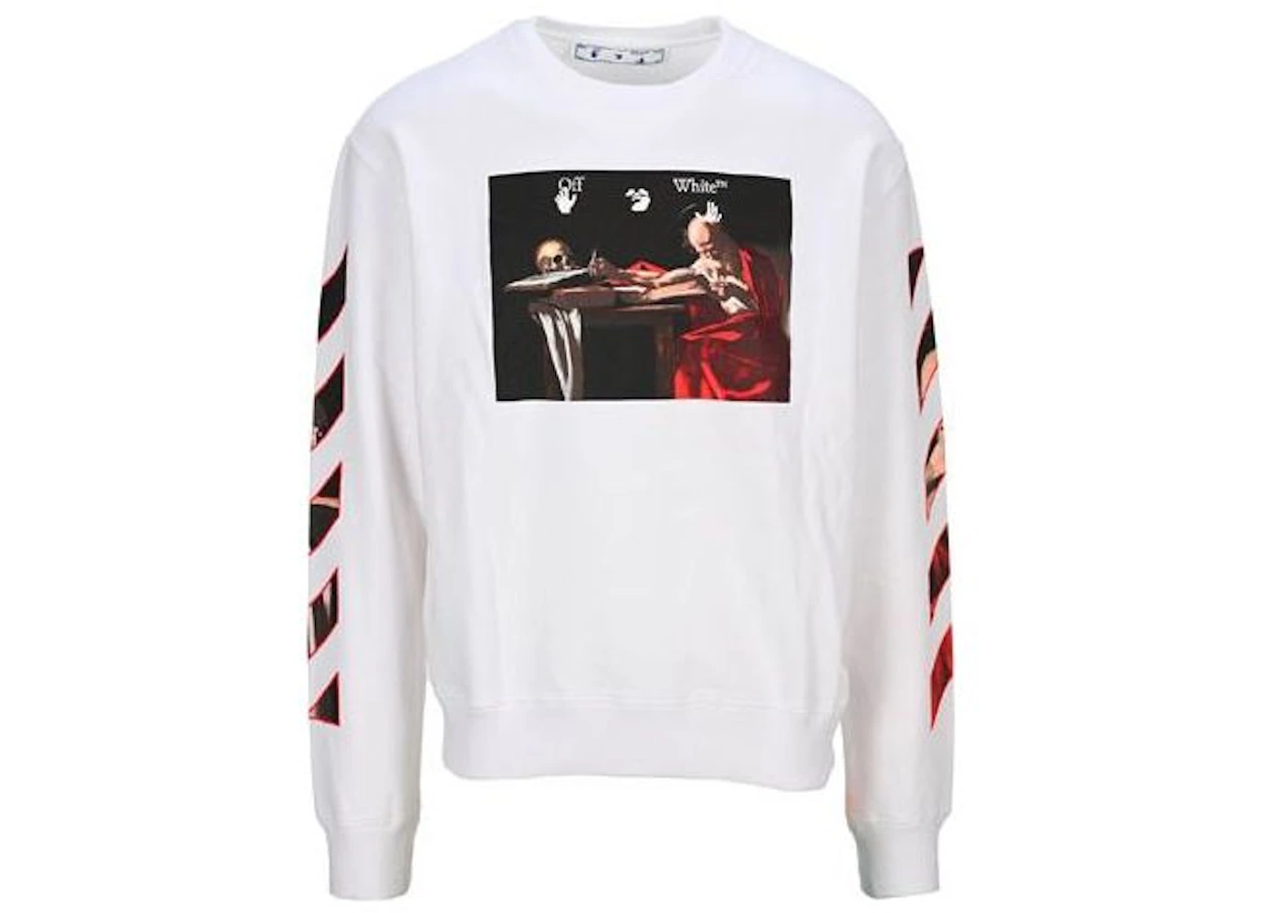 OFF-WHITE Caravaggio Painting Sweatshirt White Men's US