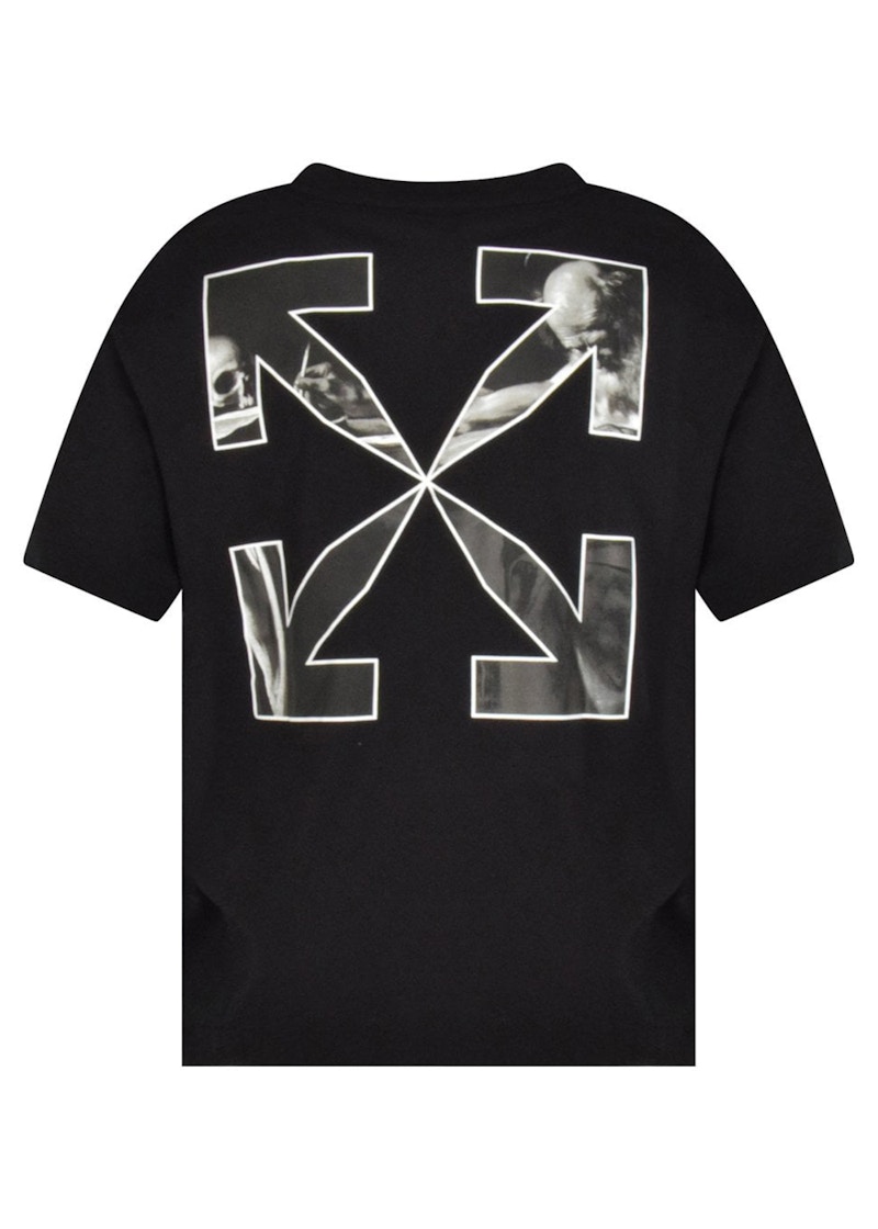 Off white shop caravaggio tee black