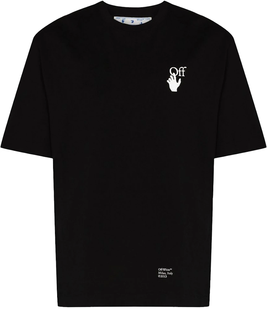 Black T-Shirt Writing Men\'s Jerome Oversized FW21 Saint - OFF-WHITE - US Arrows Caravaggio