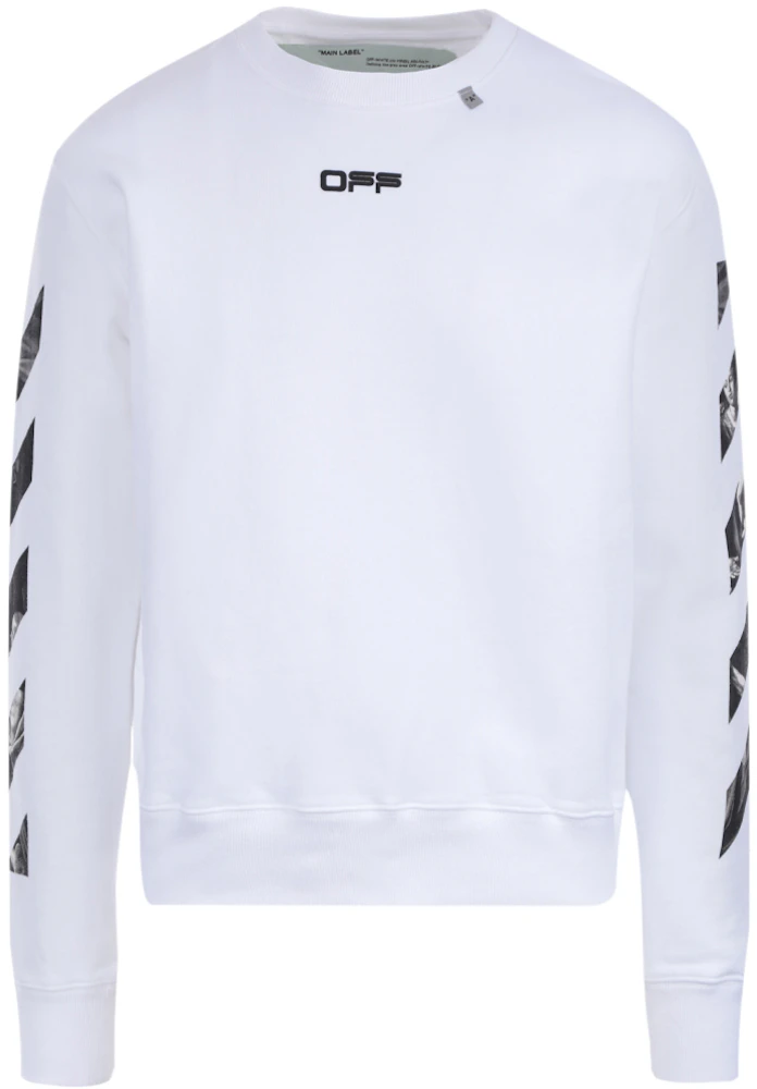 OFF-WHITE Caravaggio Square Graphic Sweatshirt White/Multicolor - SS20 - US