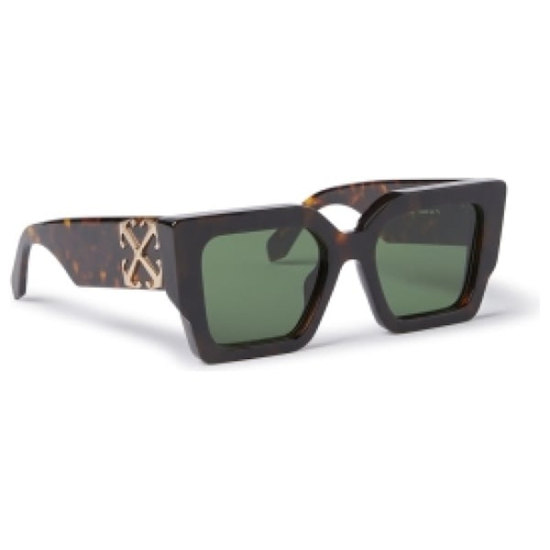 Pre-owned Off-white Offwhite Catalina Sunglasses In Brown/green (oeri128s24pla0016055/fr)
