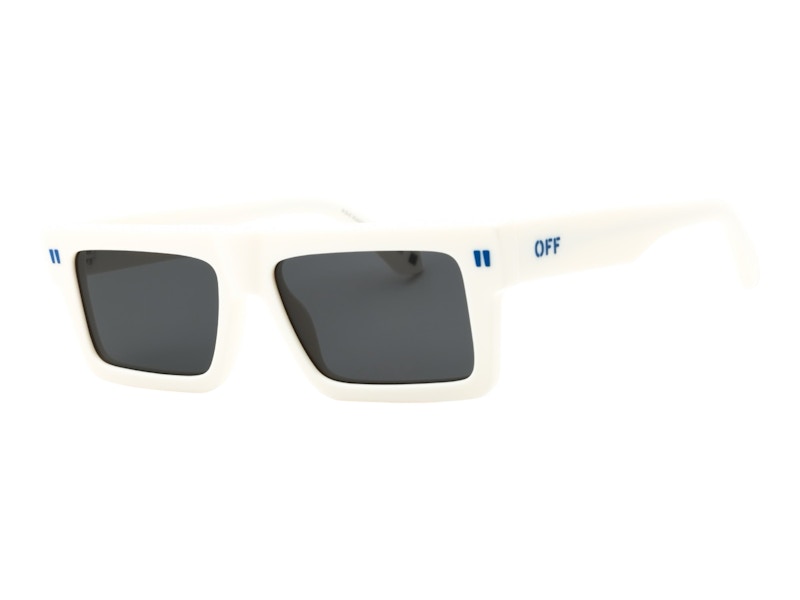 Pre-owned Off-white Offwhite Chandler Sunglasses In White Dark Grey (oeri13zs25pla0010107)