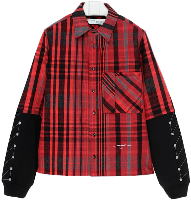 OFF-WHITE Checked Shirt Red/Black -