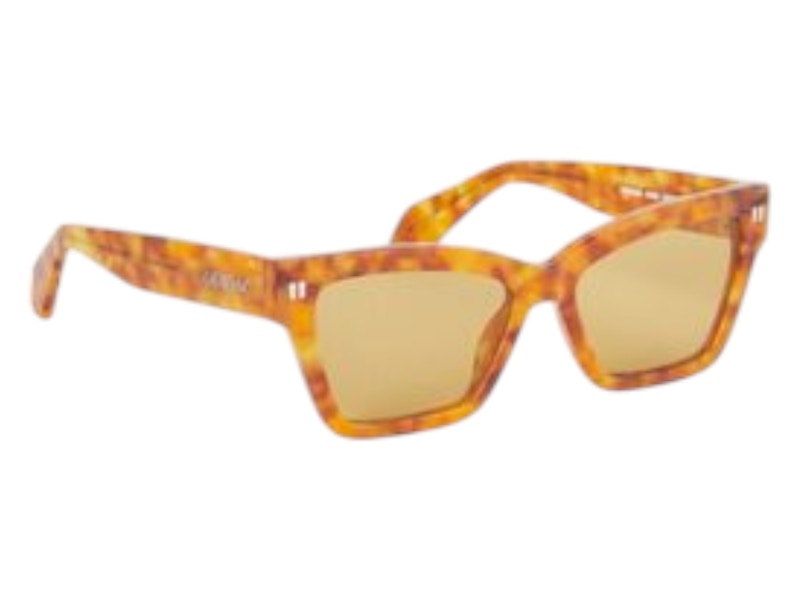 Pre-owned Off-white Offwhite Cincinnati Sunglasses In Light Havana Camel (oeri110c99pla0016d62/fr)