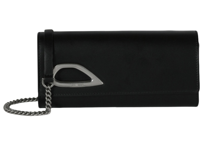 OFF-WHITE Clam Wallet On Chain Black