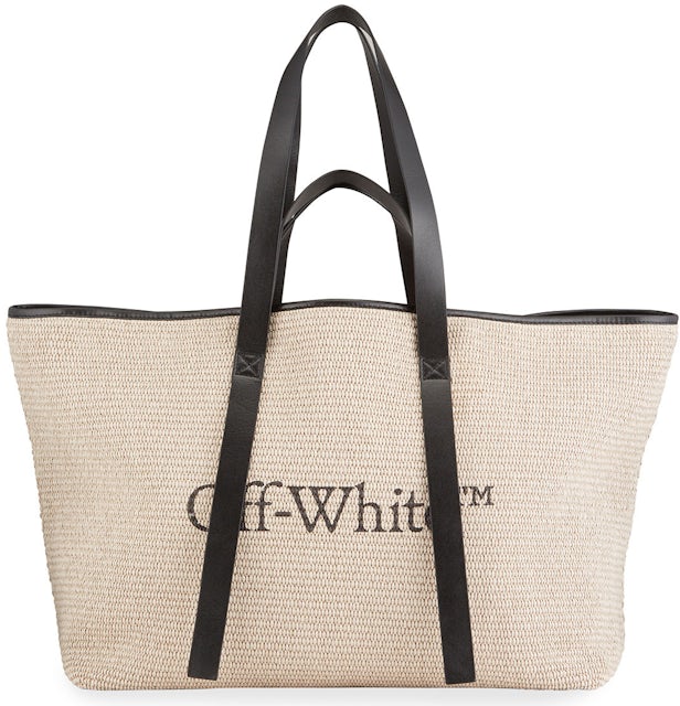 Off-White c/o Virgil Abloh Canvas Commercial Tote Bag Off White/black