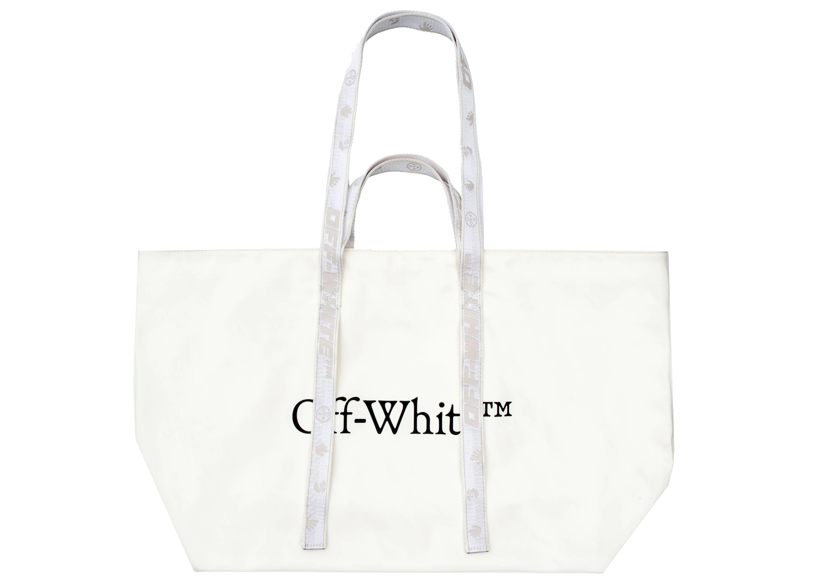OFF-WHITE Commercial Tote Bag White in Cotton - US