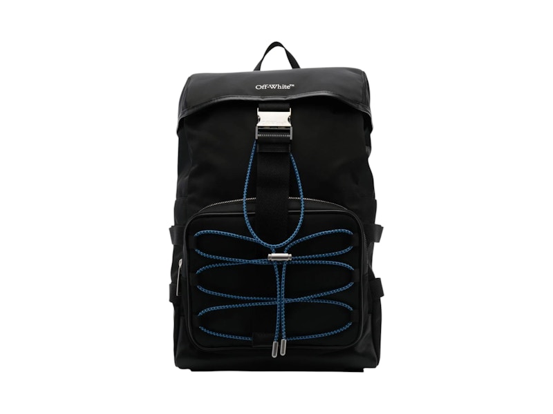 OFF-WHITE Courrie Flap Backpack Black
