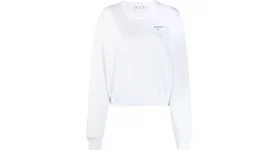 OFF-WHITE Cropped Puzzle Arrows Sweatshirt White/Multicolor