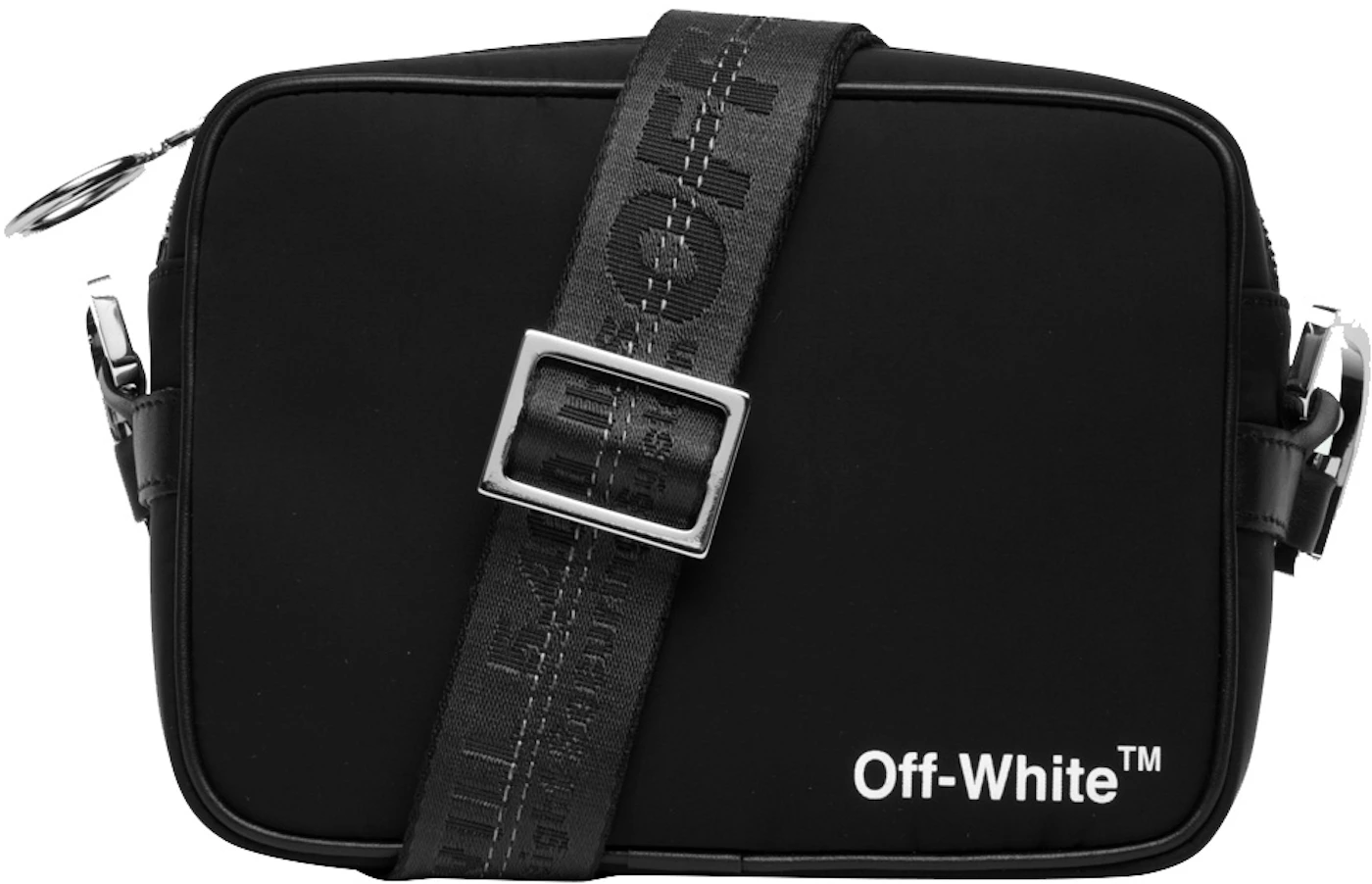 Checker Camera Crossbody Bag with Strap - Universal Thread™ Black/White