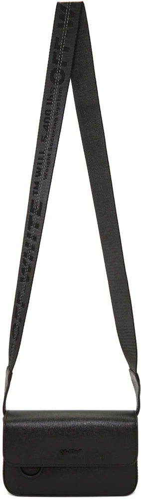 Mens Off-White Messenger Bags  Logo Strap Crossbody Bag Black ⋆ Keyhole  Kates