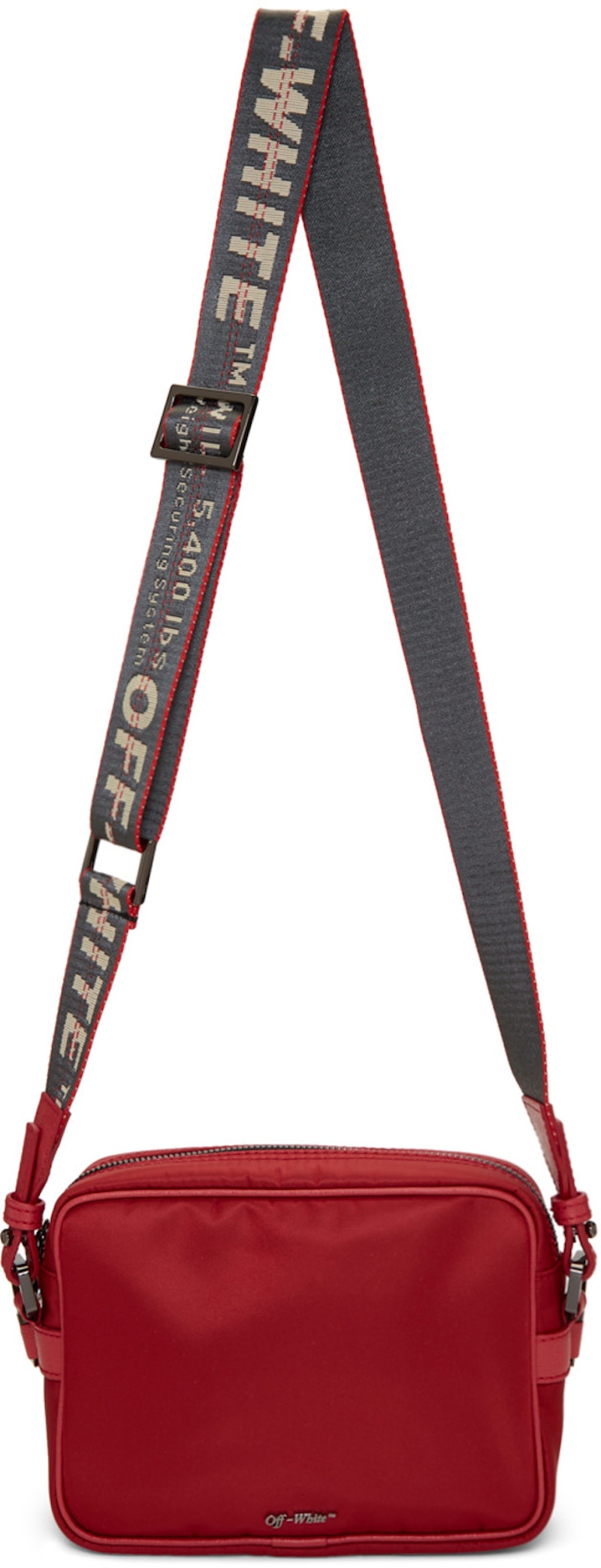 off white red crossbody bag