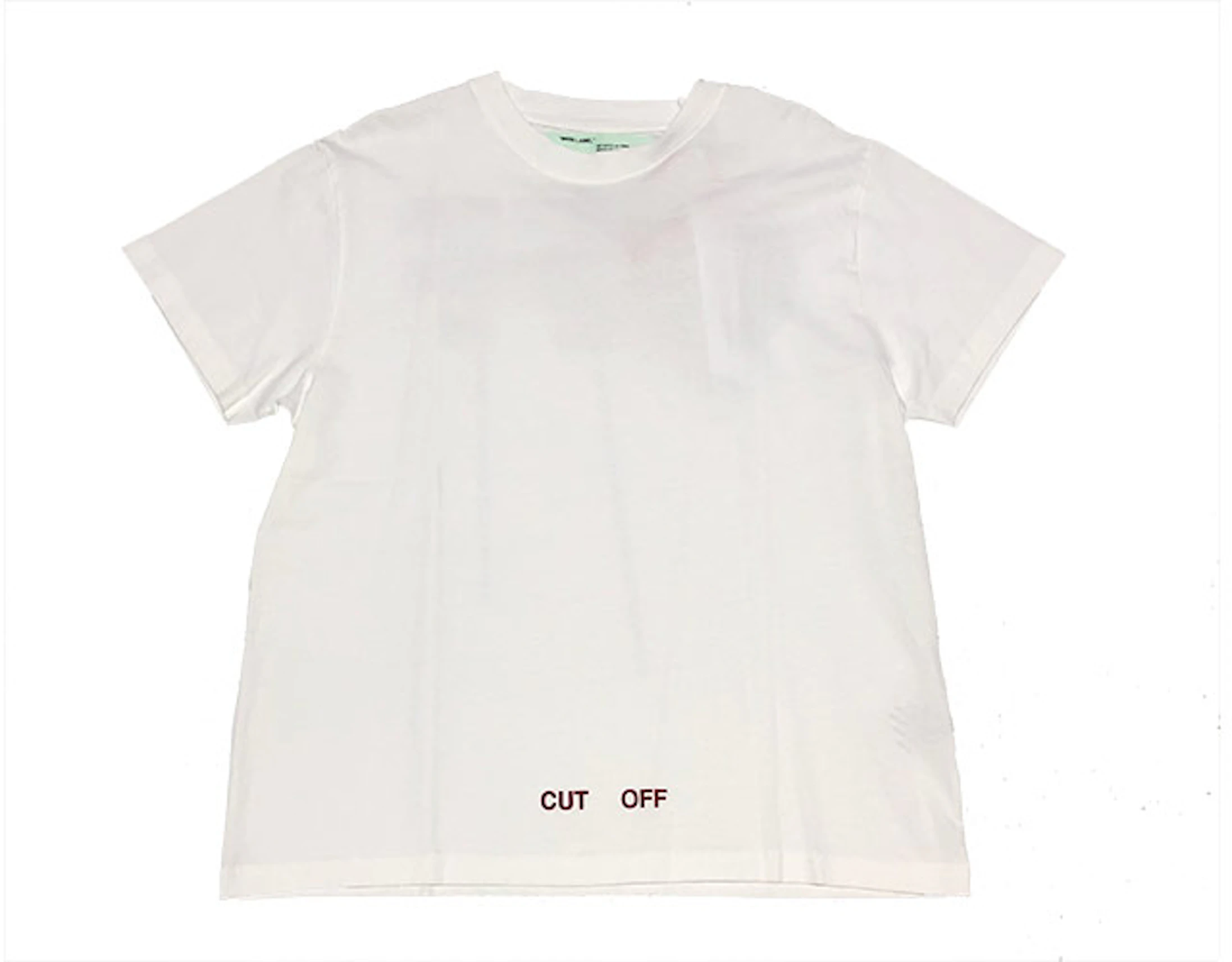 OFF-WHITE Cut Off Silver Tee White | lupon.gov.ph