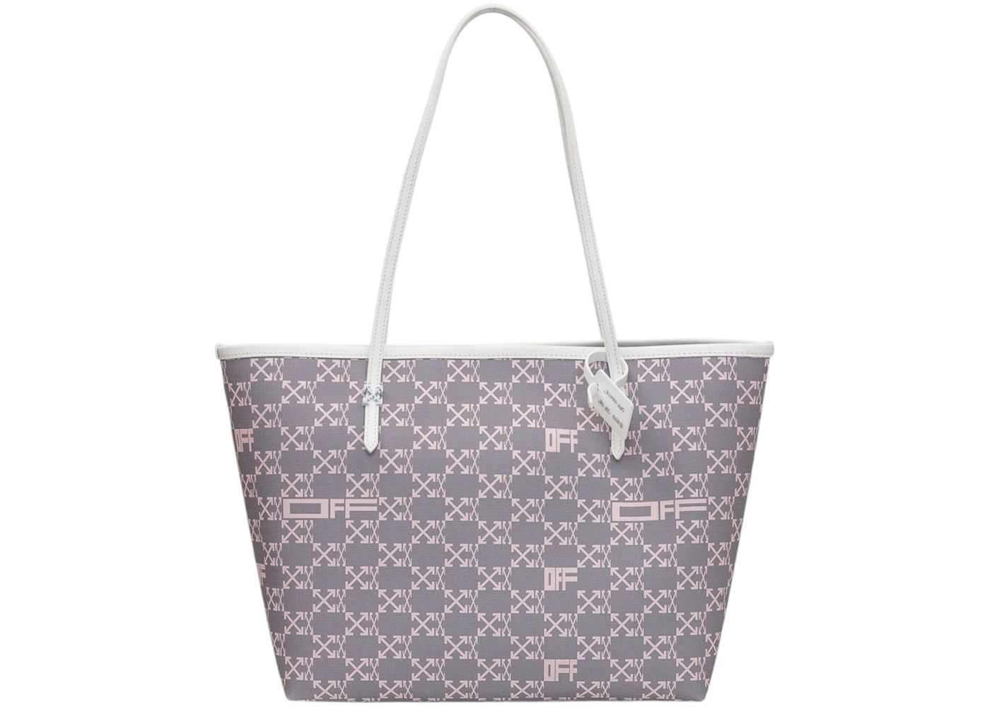 OFF-WHITE Day Off 33 Monogram Tote Grey in Leather - US