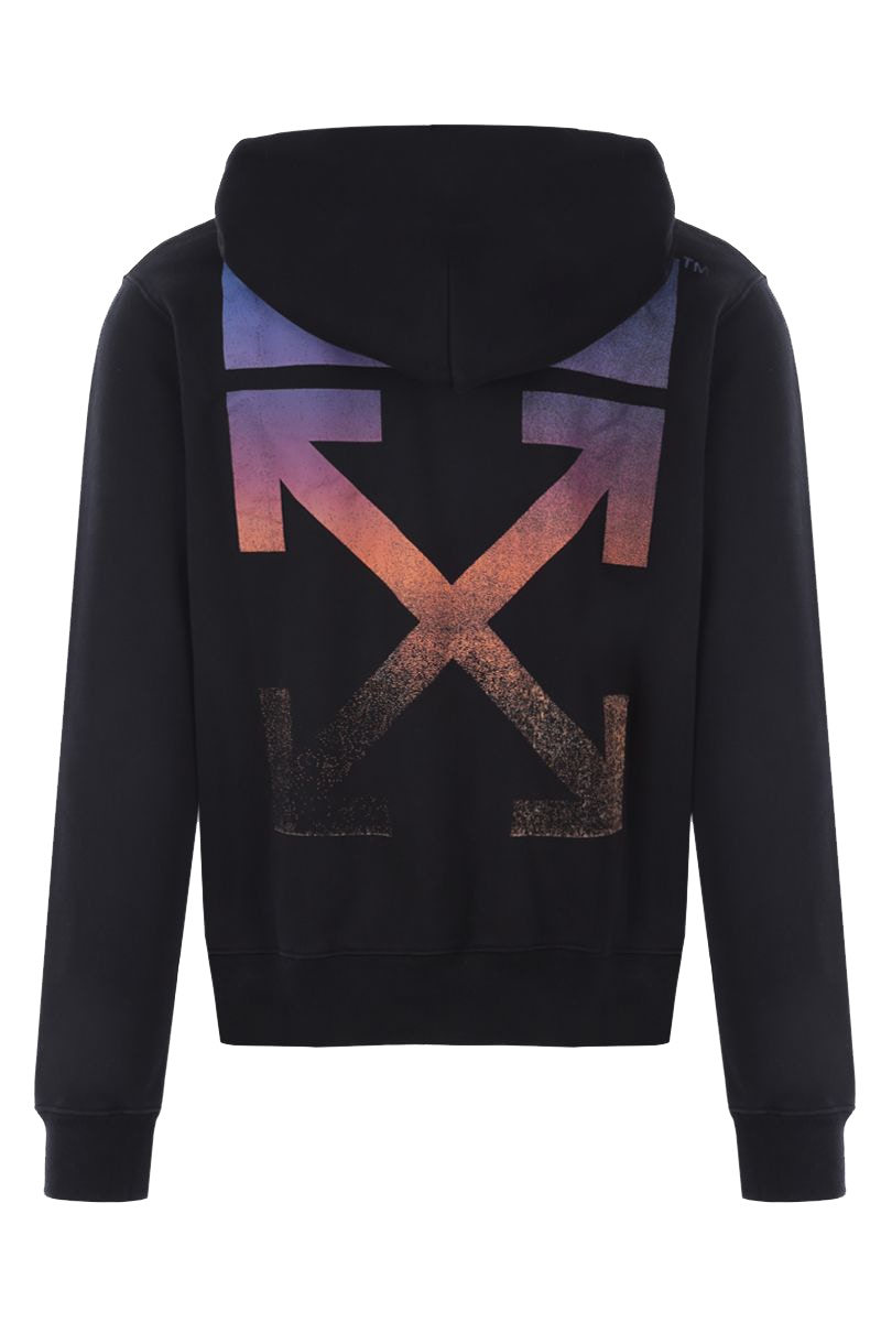 Black diag arrows outlet sweatshirt