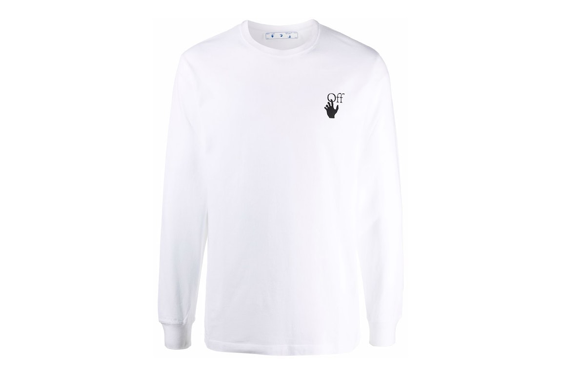 Pre-owned Off-white Degrade Arrows Long Sleeve T-shirt White