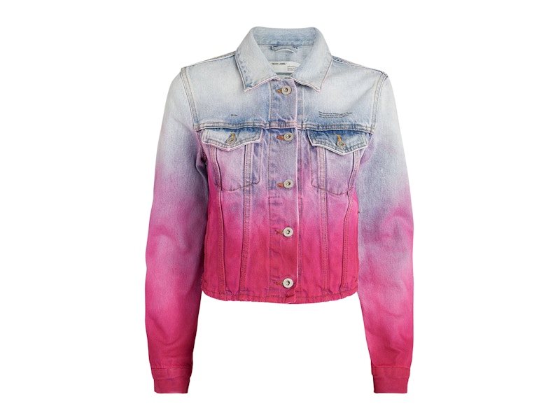 off white cropped denim jacket