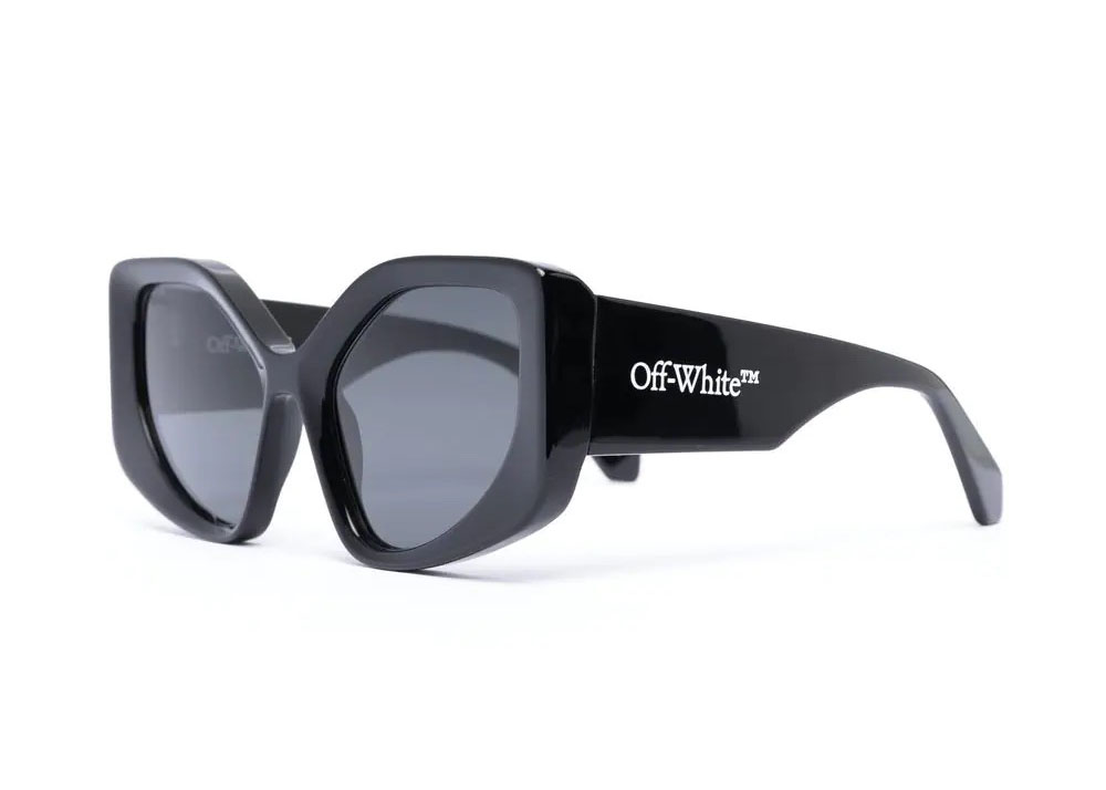 OFF-WHITE Denver Sunglasses Black/Dark Grey (OERI062S23PLA0011007)