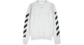 OFF-WHITE Diag Arrows Knit Sweater Light Grey/Black