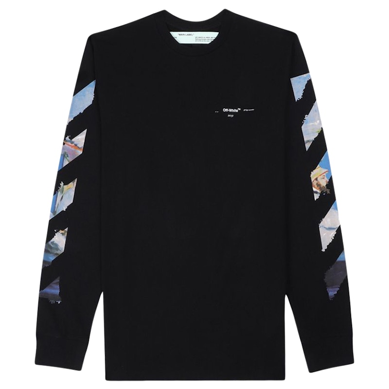 Black diagonal store marker arrows sweatshirt