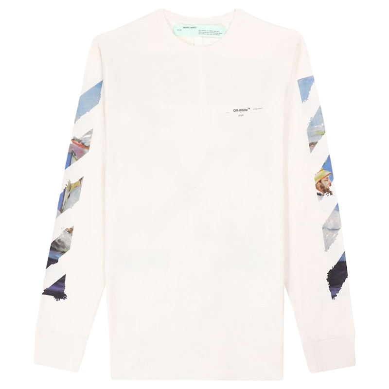 off white colored arrows tee