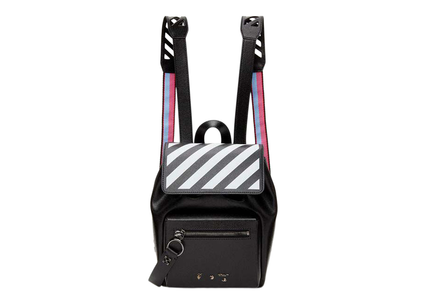 OFF-WHITE Mini Industrial Strap Backpack Black